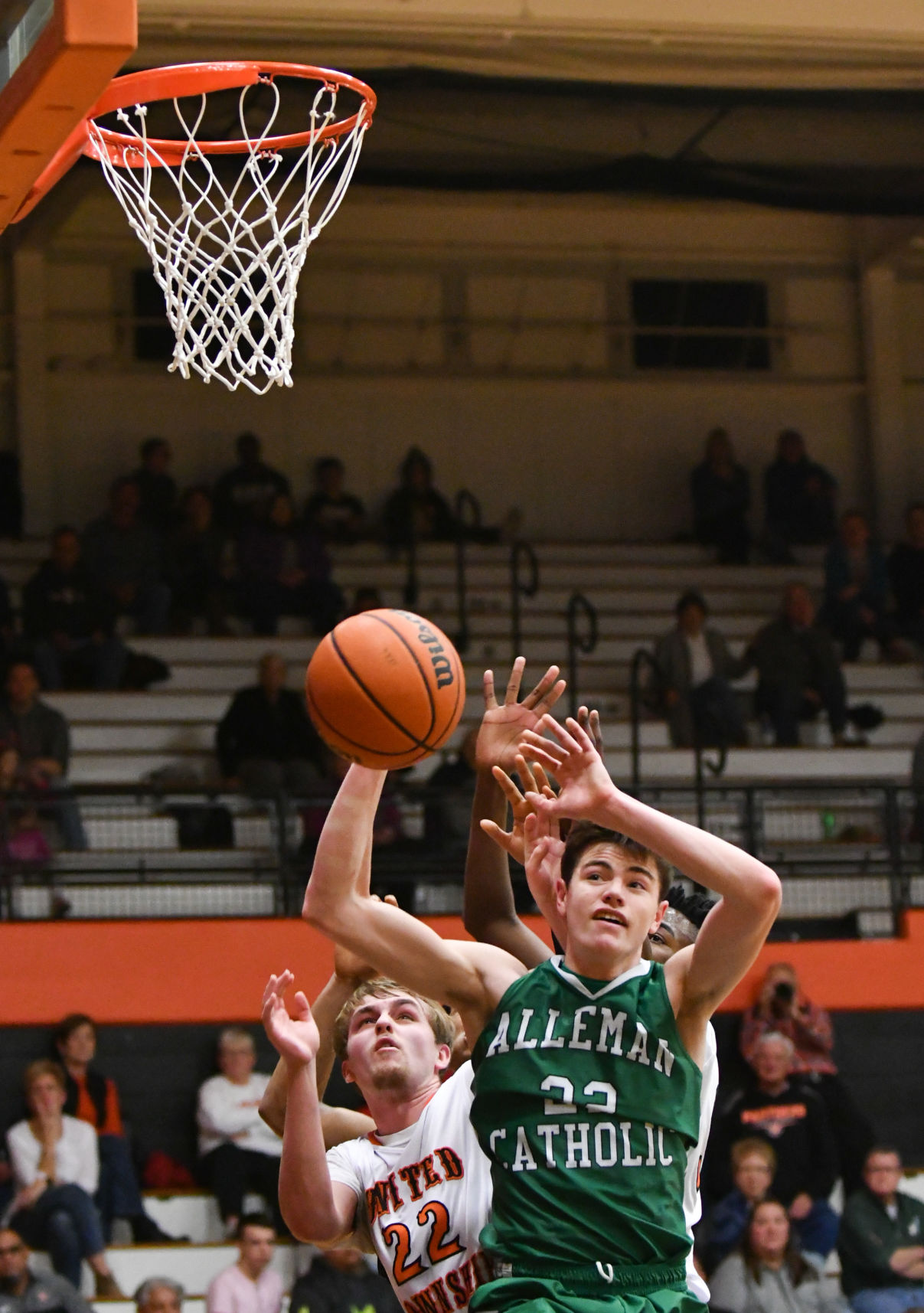 Prep Boys' Basketball: Alleman at United Township